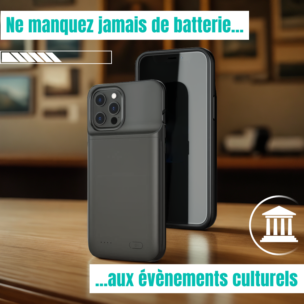 PowerBoost™ | Coque de survie avec batterie intégrée