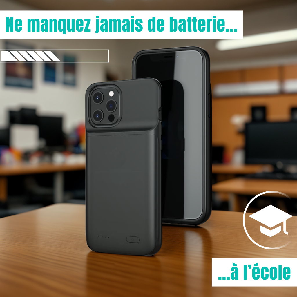 PowerBoost™ | Coque de survie avec batterie intégrée