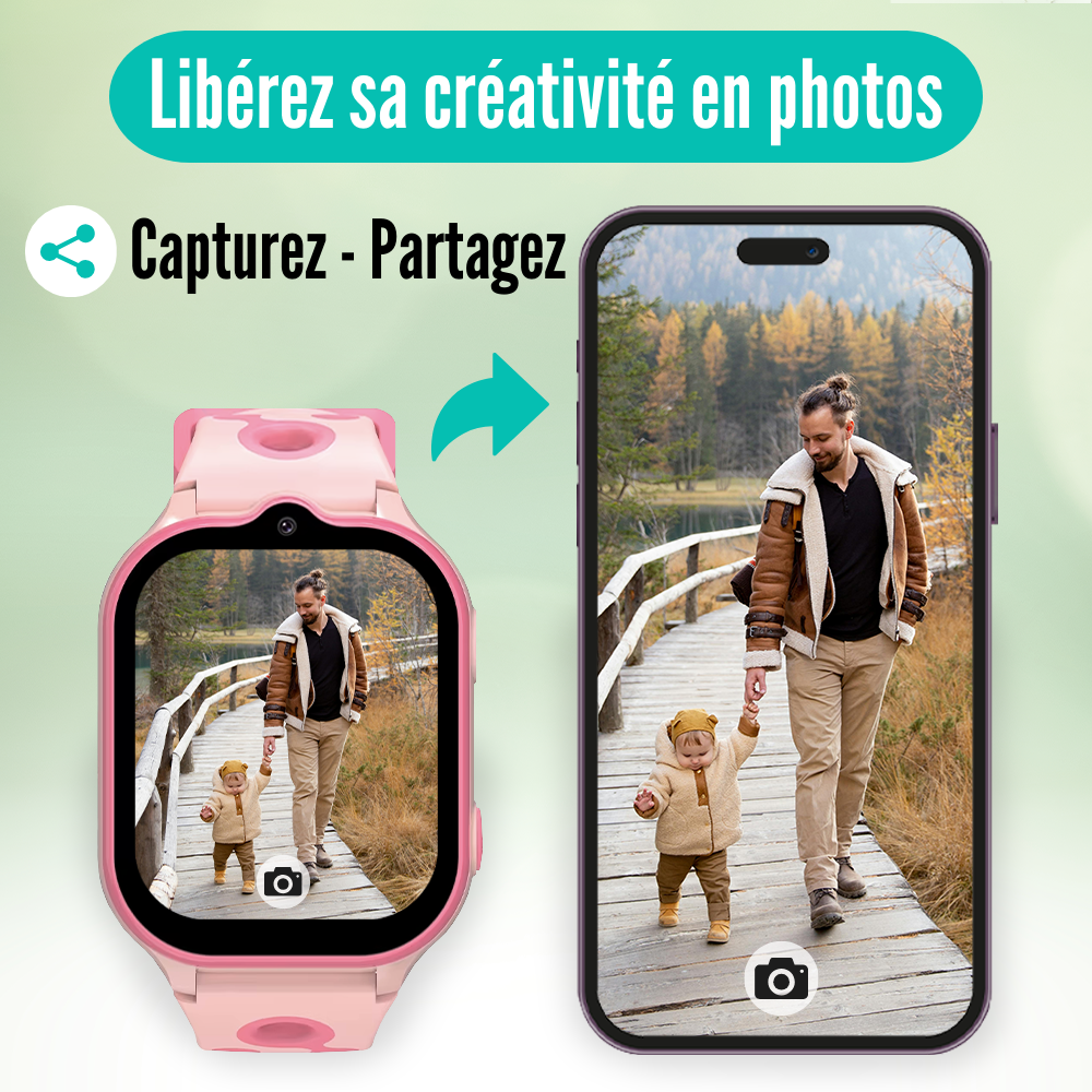 HeloWatch Kids™ | Montre connectée enfants 5-12 ans
