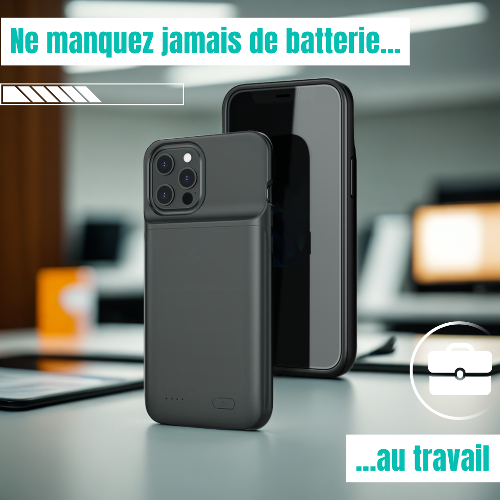 PowerBoost™ | Coque de survie avec batterie intégrée