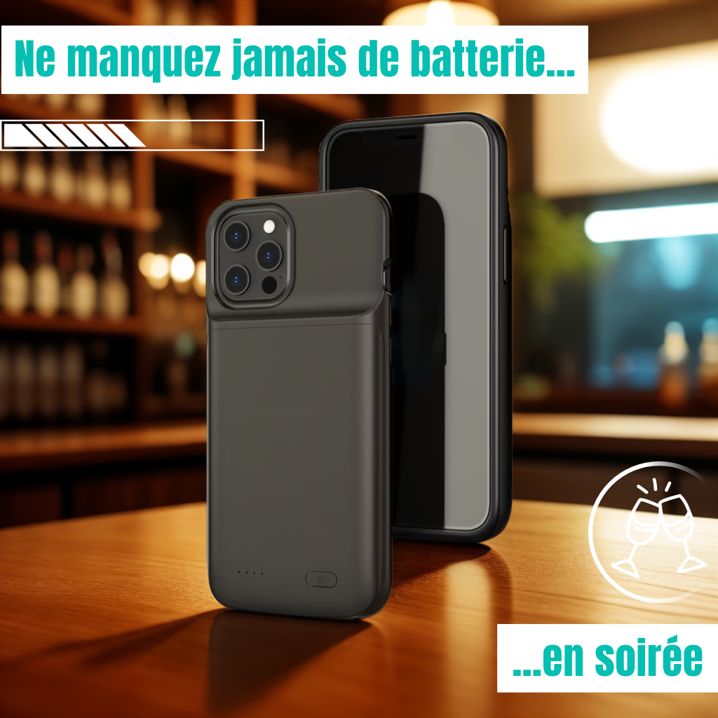 PowerBoost™ | Coque de survie avec batterie intégrée