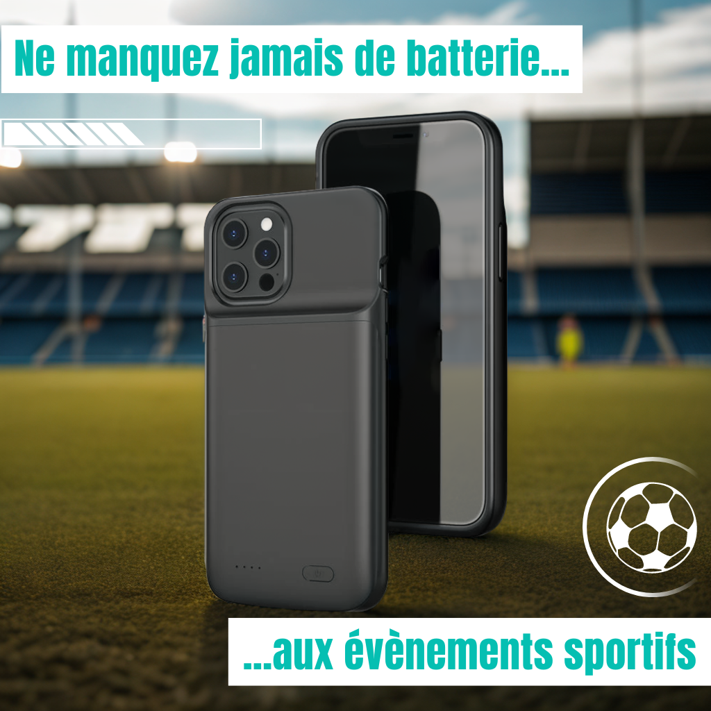 PowerBoost™ | Coque de survie avec batterie intégrée