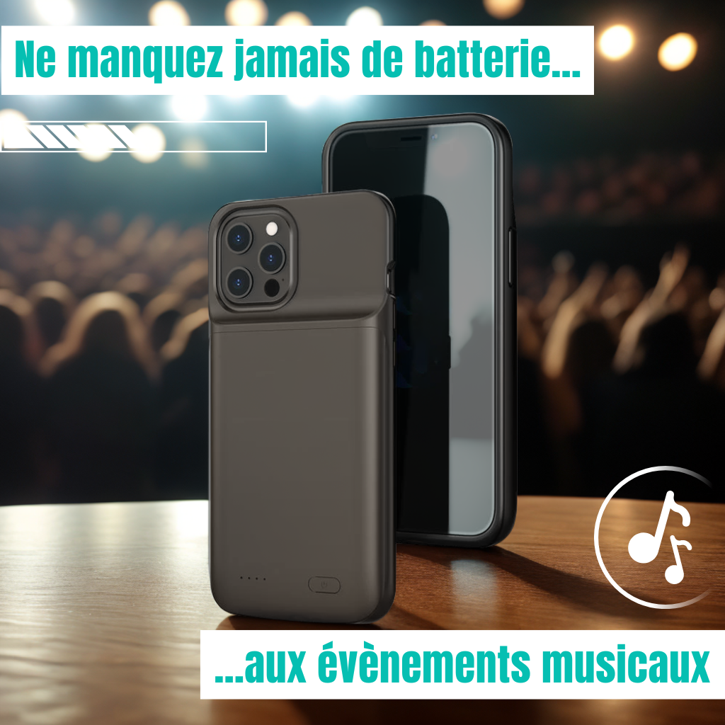 PowerBoost™ | Coque de survie avec batterie intégrée